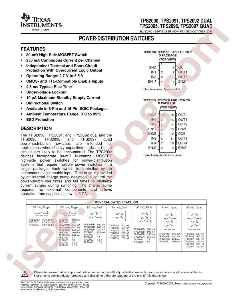 TPS2090-92/95-97