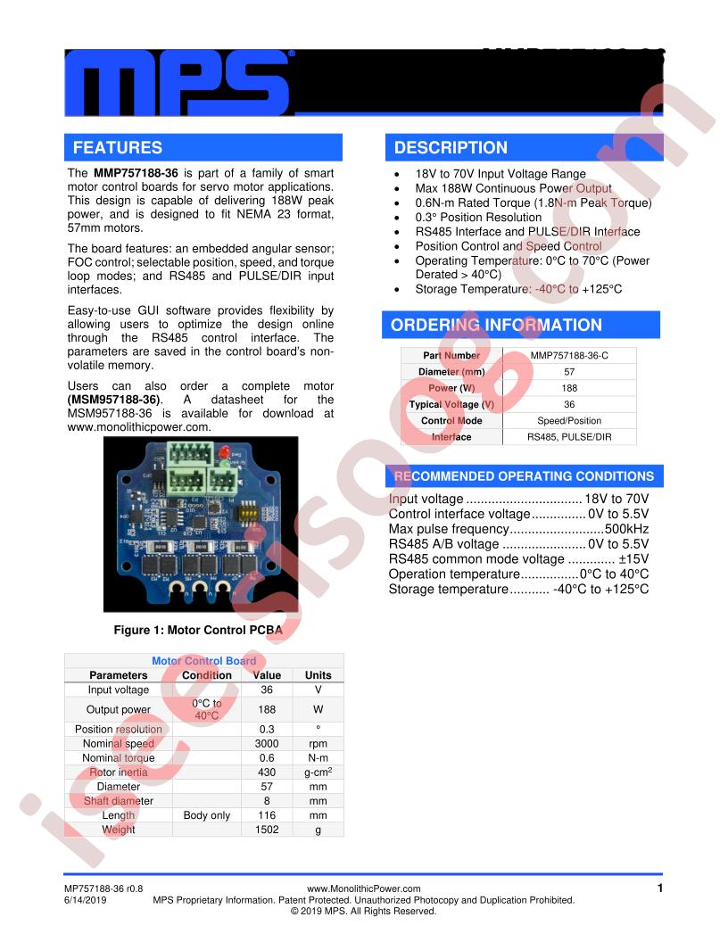 MMP757188-36 Datasheet