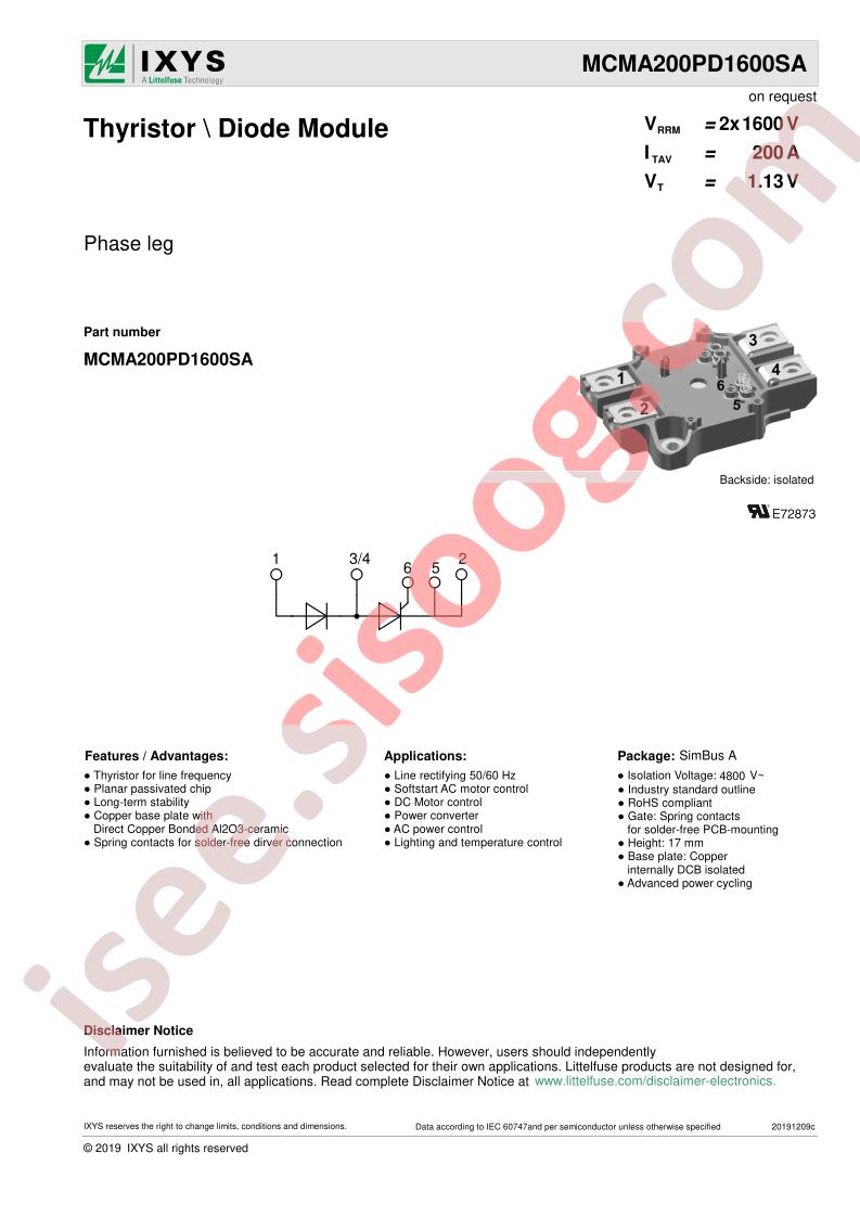 MCMA200PD1600SA