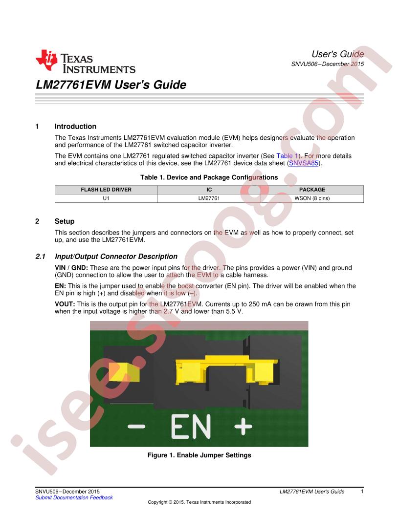 LM27761EVM User Guide