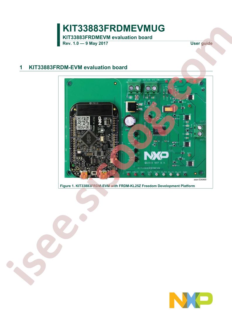 KIT33883FRDMEVM User Guide