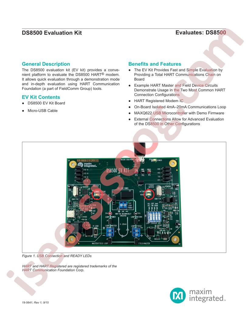 DS8500 Eval Kit