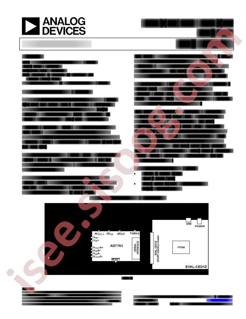 EVAL-AD7763EDZ