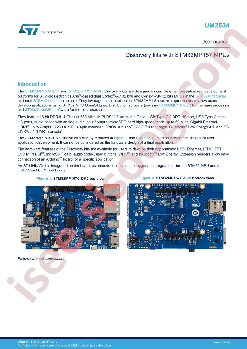 STM32MP157(A-DK1,C-DK2) User Manual