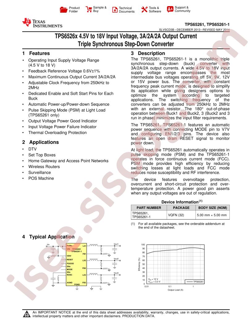 TPS65261,TPS65261-1