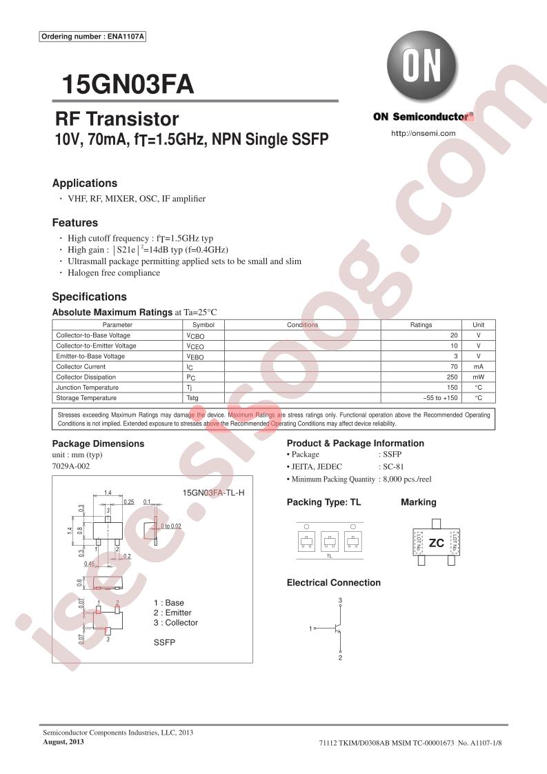 15GN03FA Datasheet