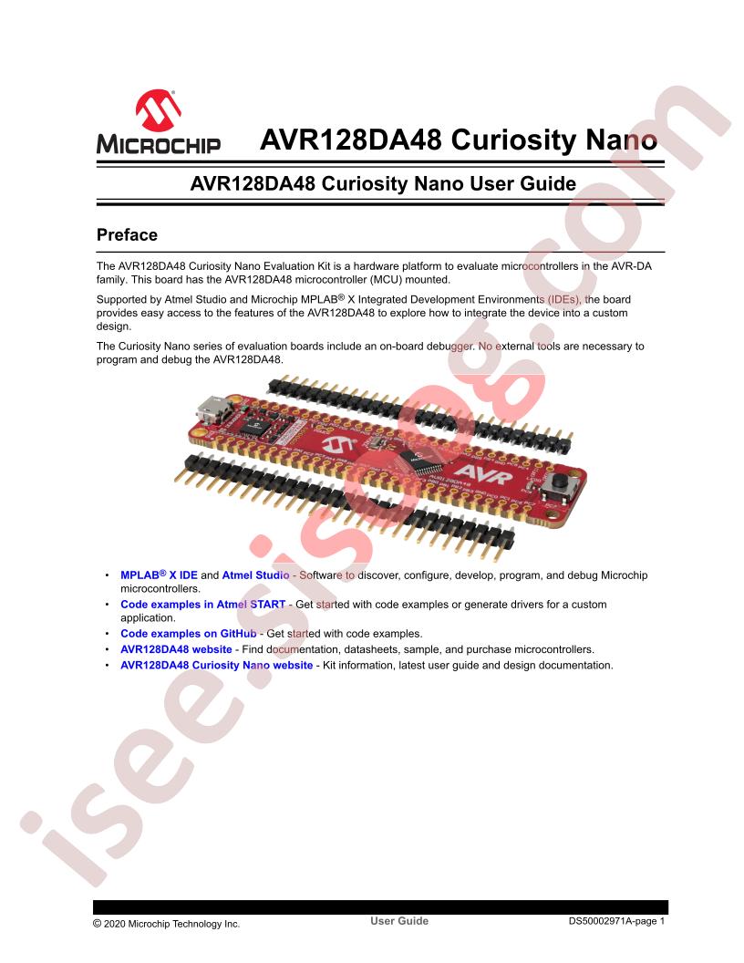 AVR128DA48 Curiosity Nano Guide~