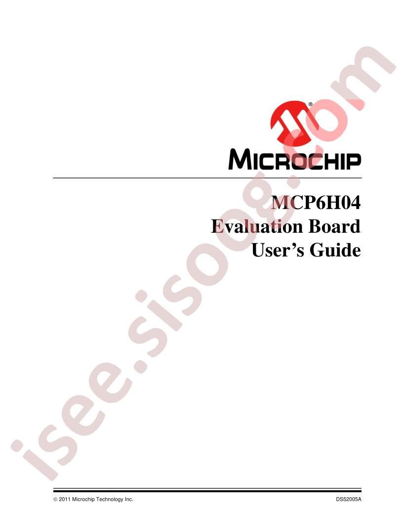 MCP6H04 Eval Board Guide
