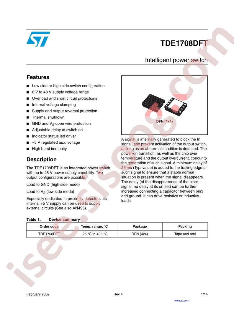 TDE1708DFT