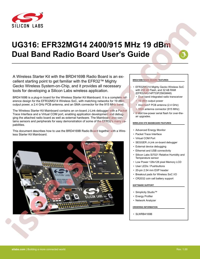 SLWRB4169B User Guide