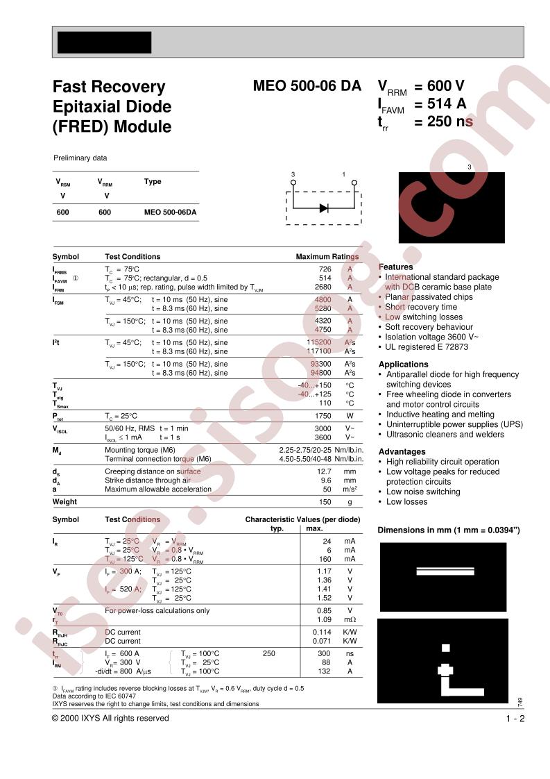 MEO500-06DA