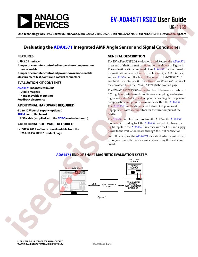 EV-ADA4571RSDZ Guide