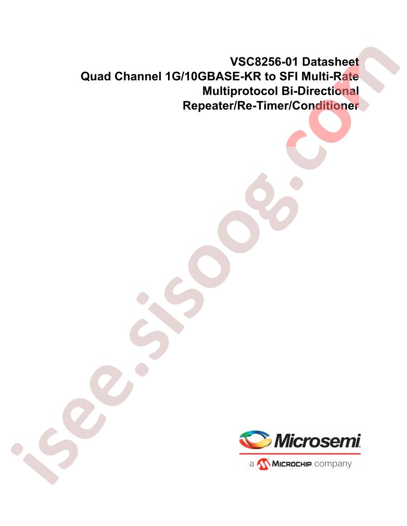 VSC8256-01 Datasheet
