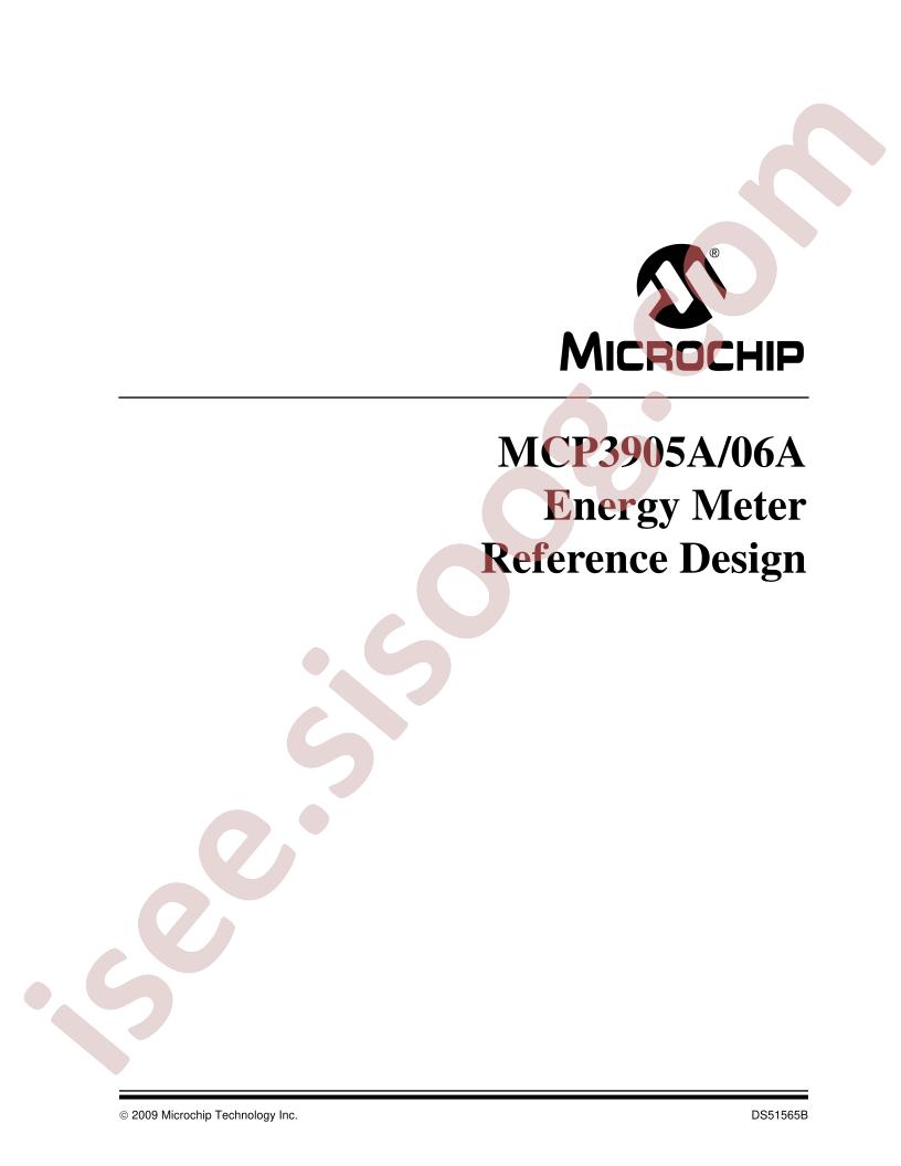 MCP3905, 6  Reference Design Users Guide