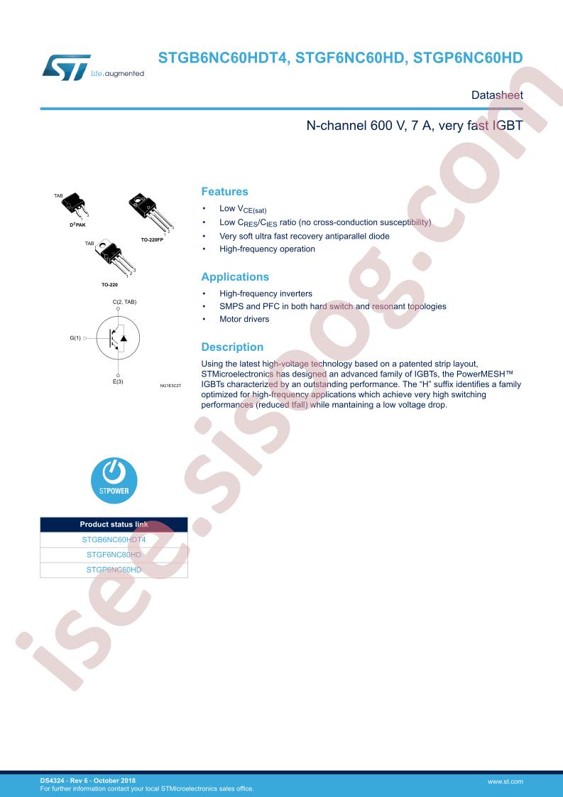 STGx6NC60HD(-1)