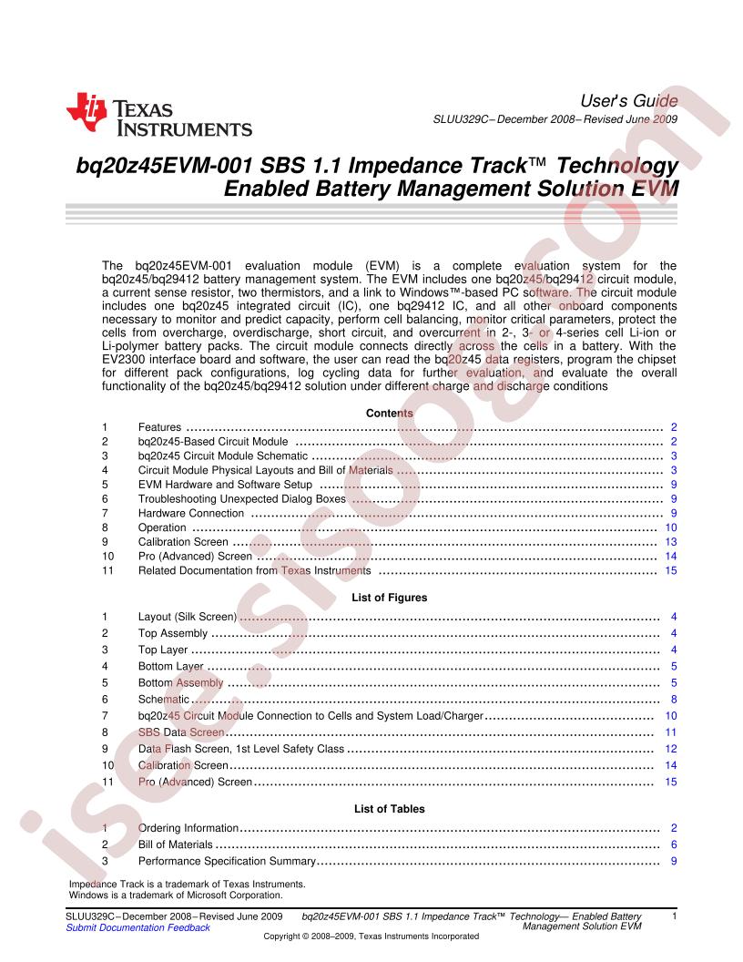 BQ20Z45EVM-001
