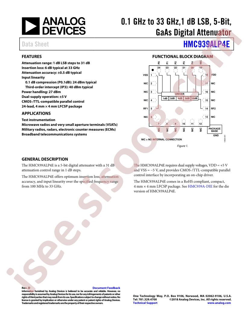HMC939ALP4E