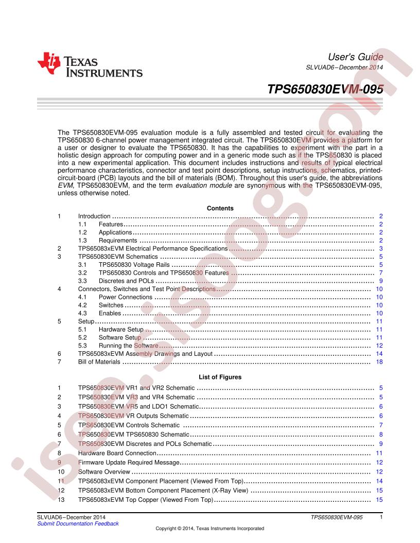 TPS650830EVM-095 User Guide