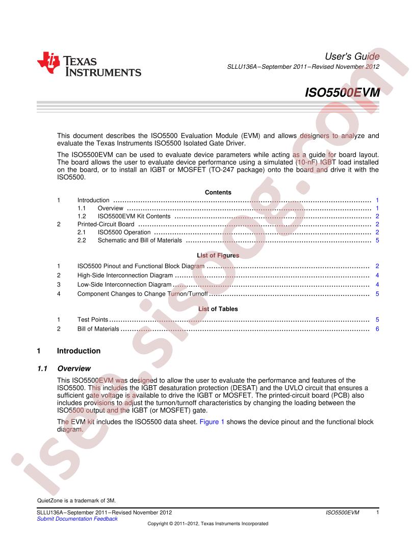 ISO5500EVM