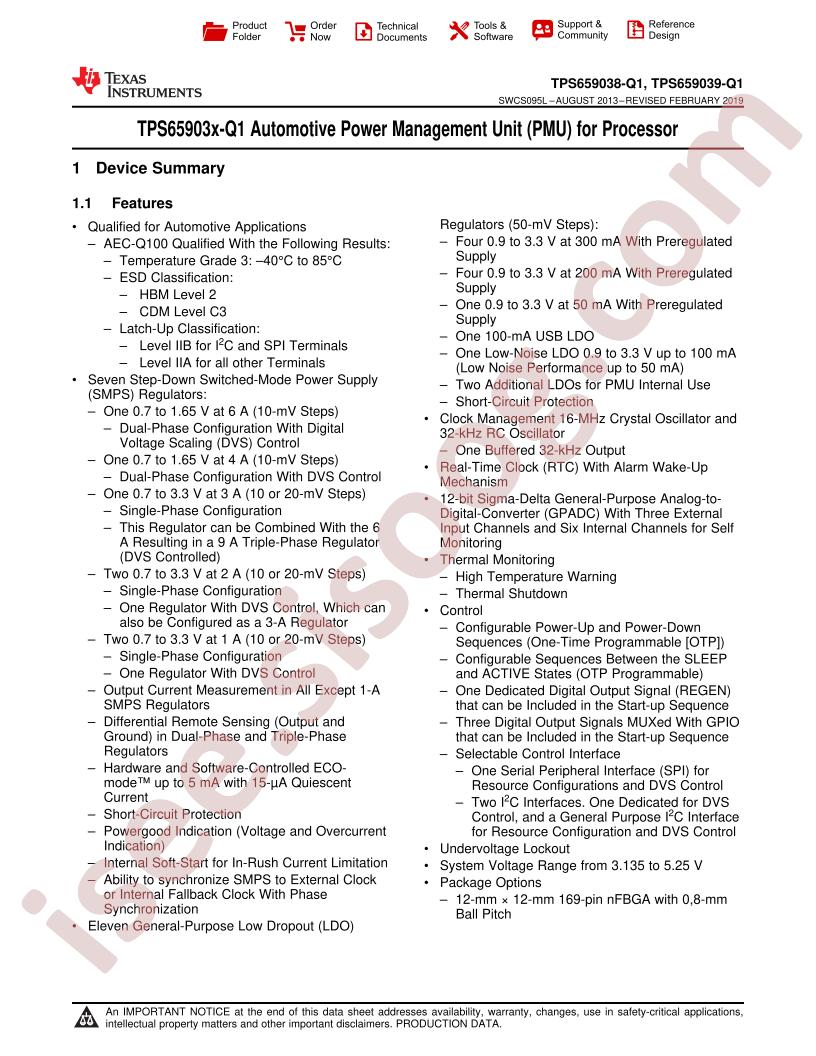 TPS659038-Q1, TPS659039-Q1