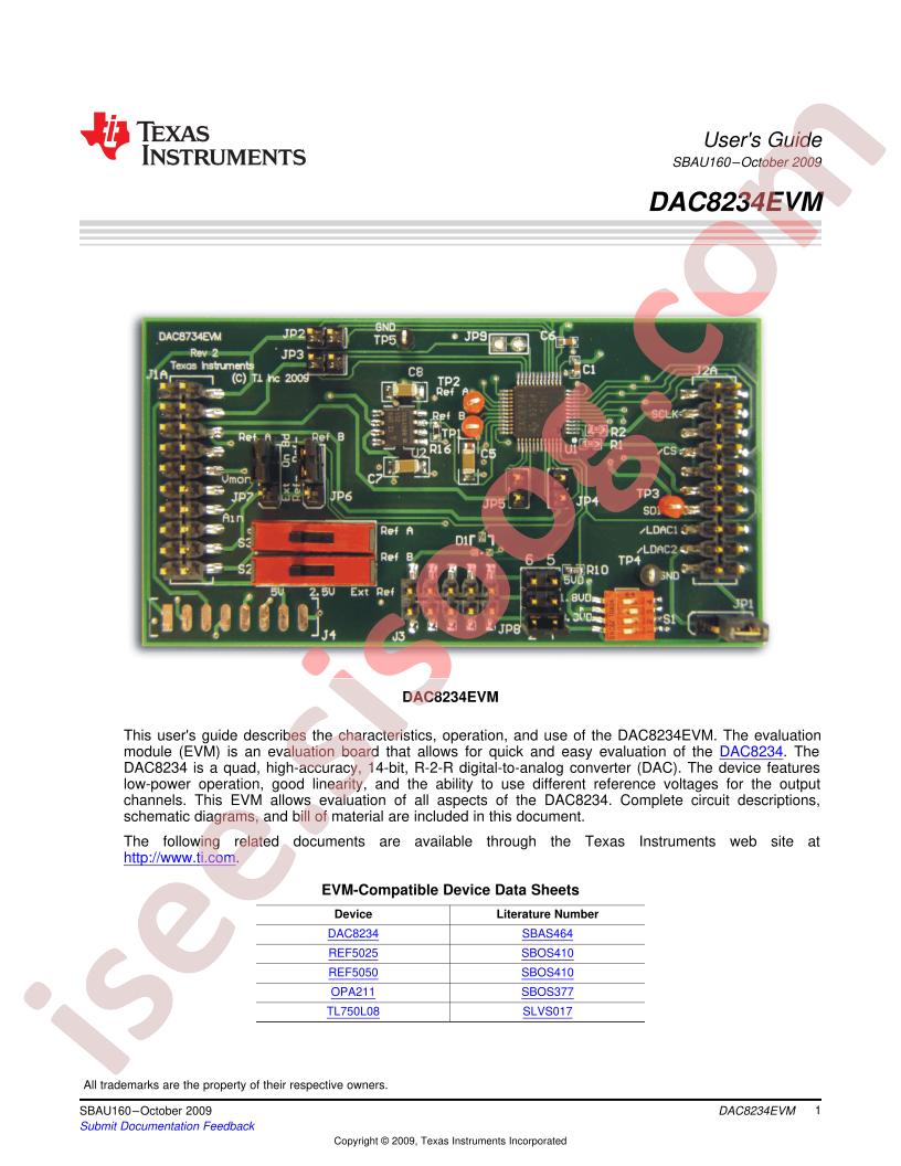 DAC8234EVM