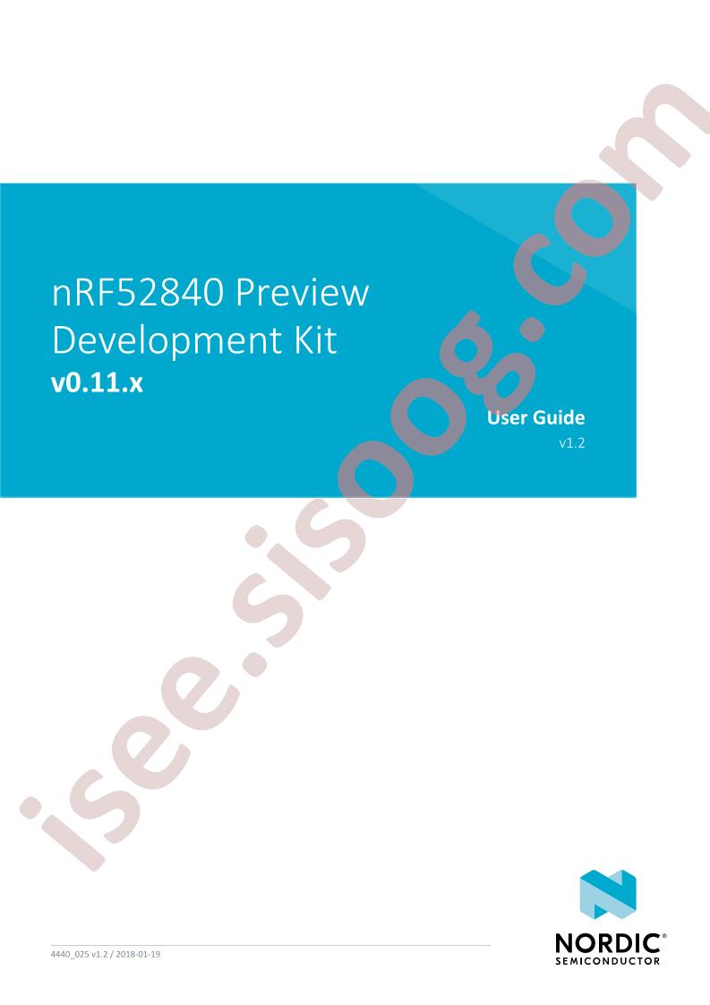 nRF52840 PDK Guide