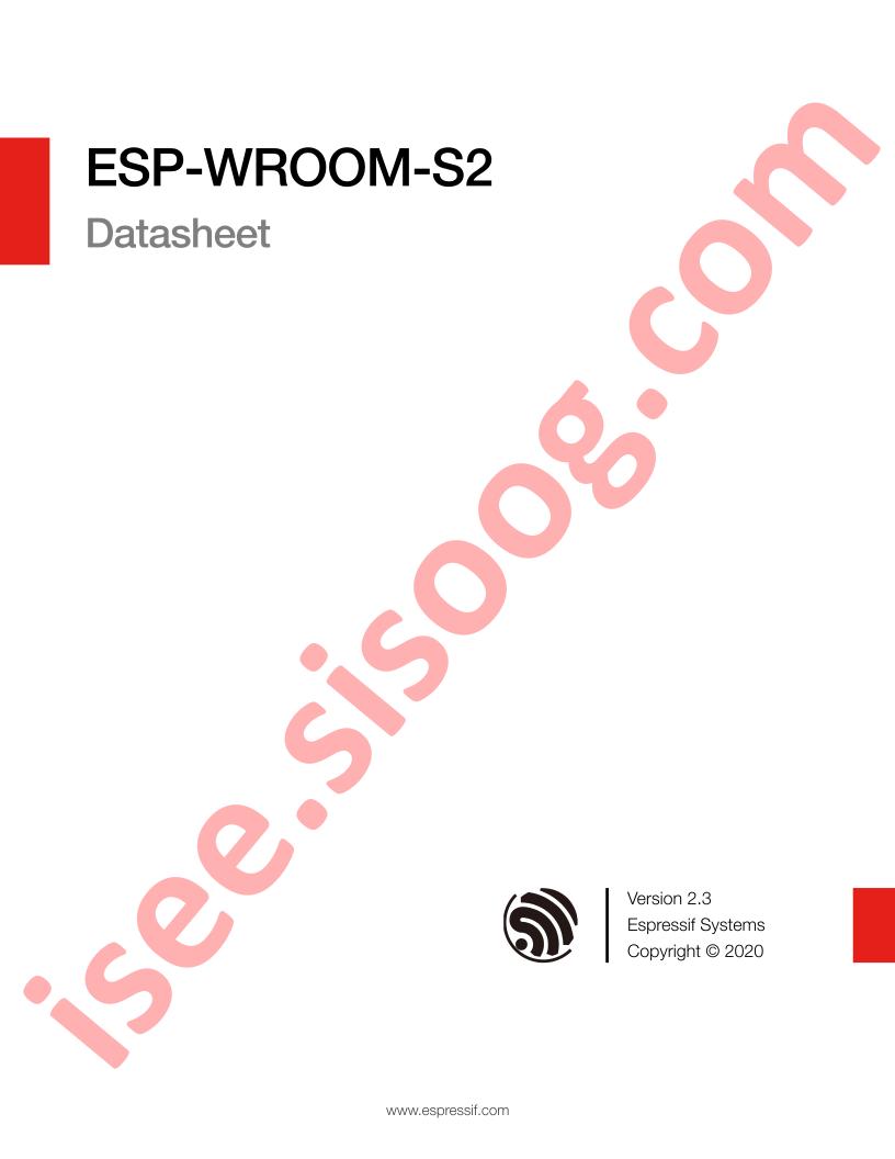 ESP-WROOM-S2 Datasheet