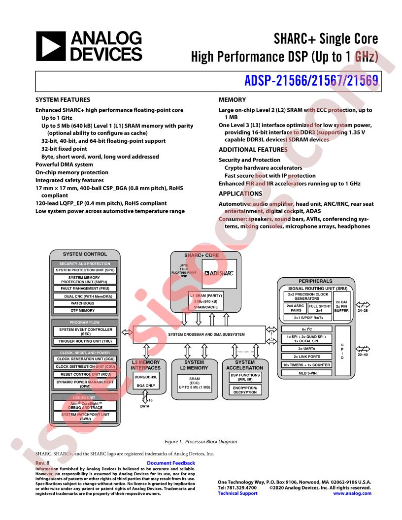 ADSP-21562-63, 65-67, 69 Preliminary~