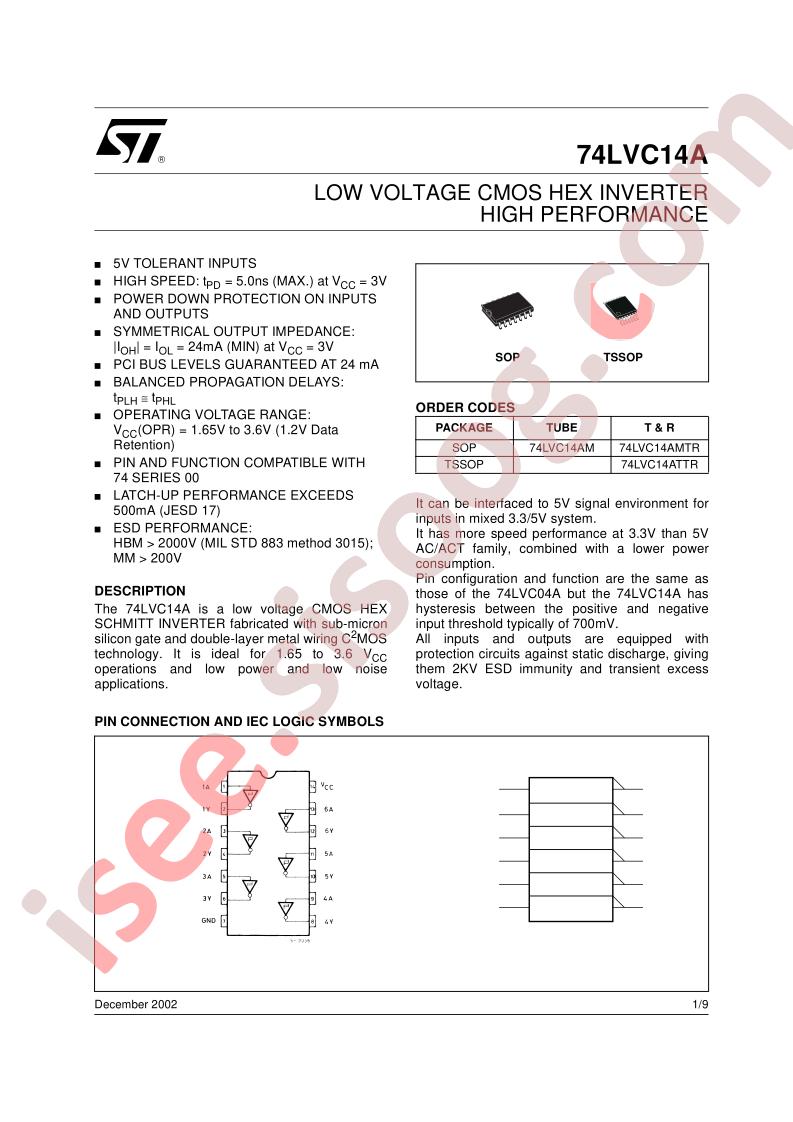 74LVC14A