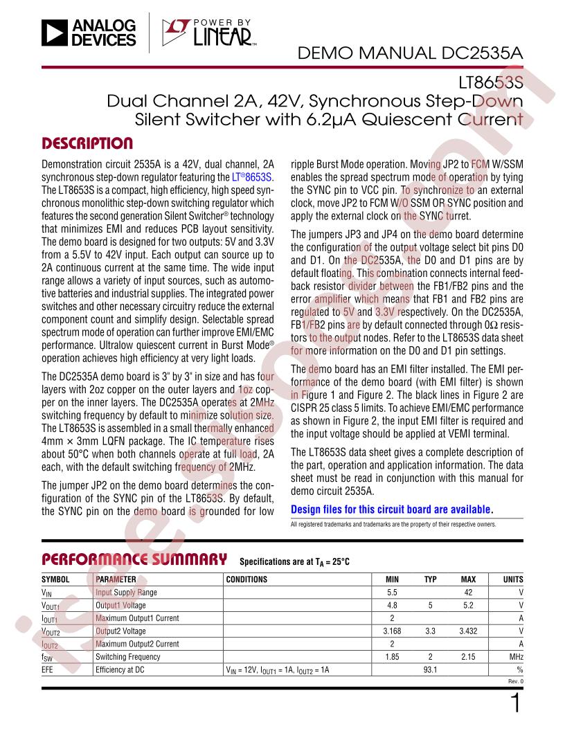 DC2535A Demo Manual