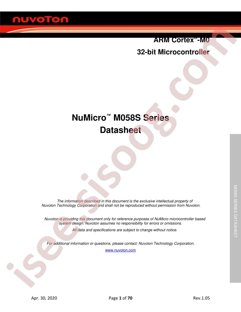 M058S Series