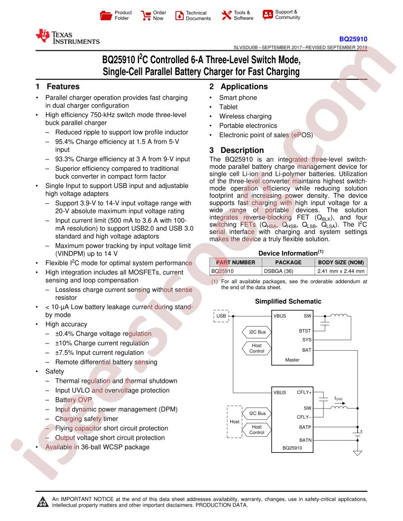 PQ25910 Datasheet