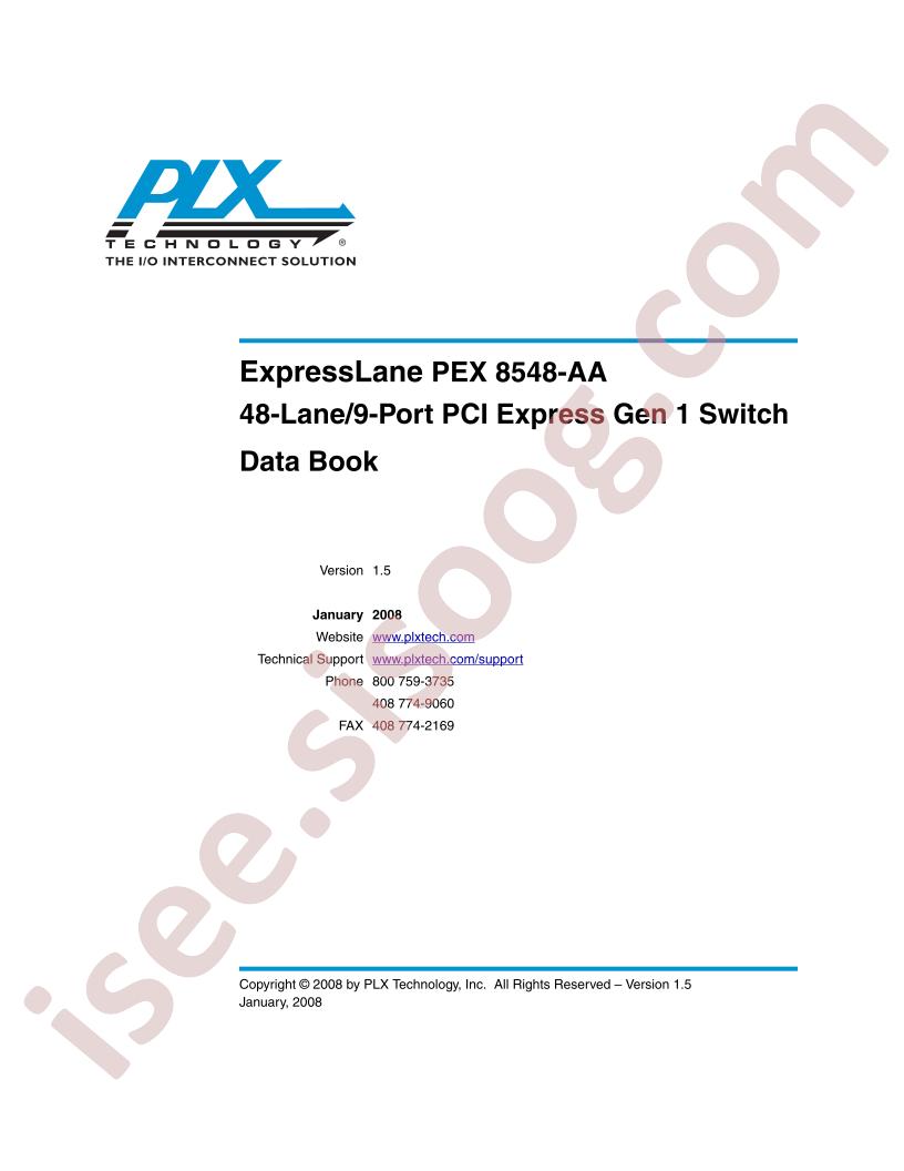 PEX8548 Data Book