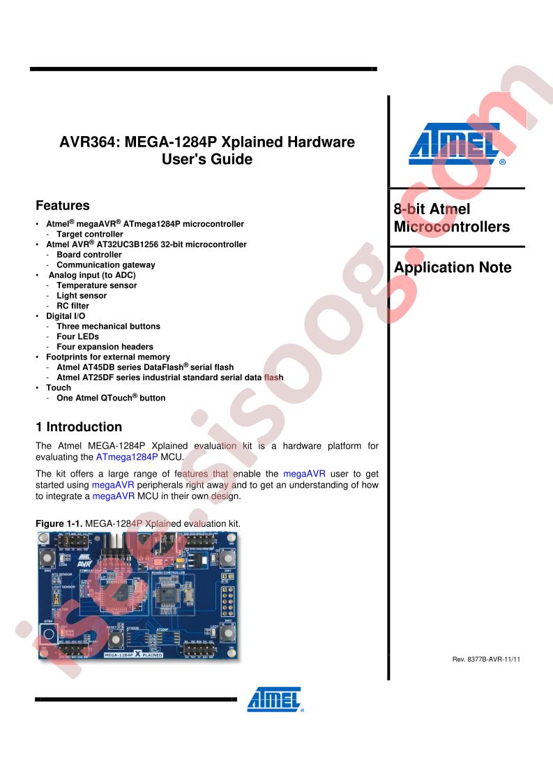 MEGA-1284P Xplained Hardware Guide