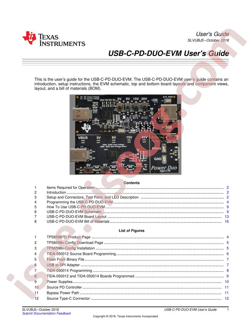 USB-C-PD-DUO-EVM Guide
