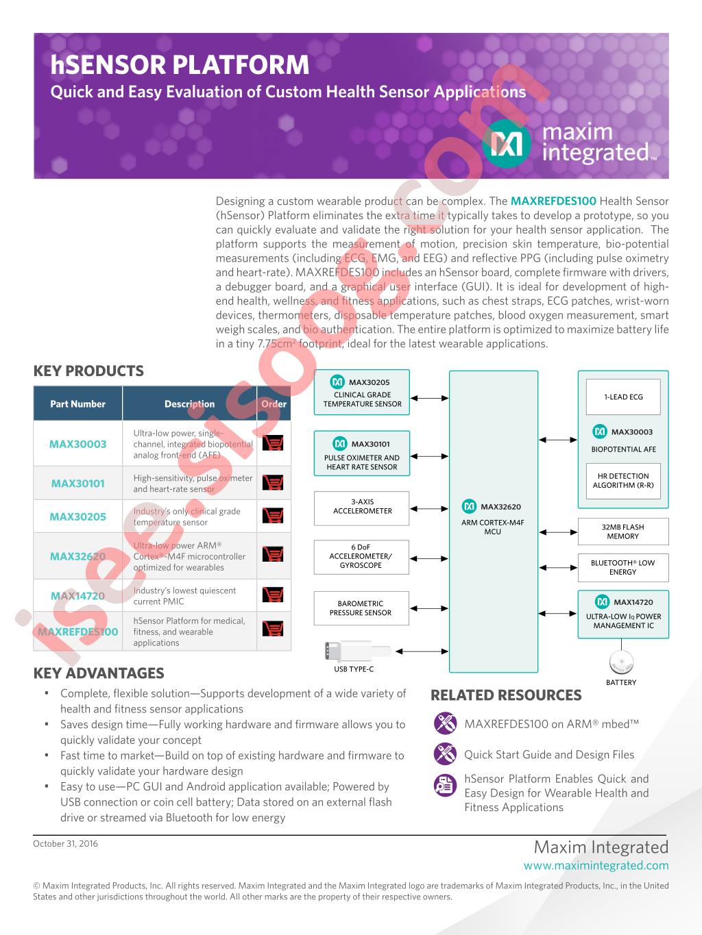 hSENSOR PLATFORM Brochure