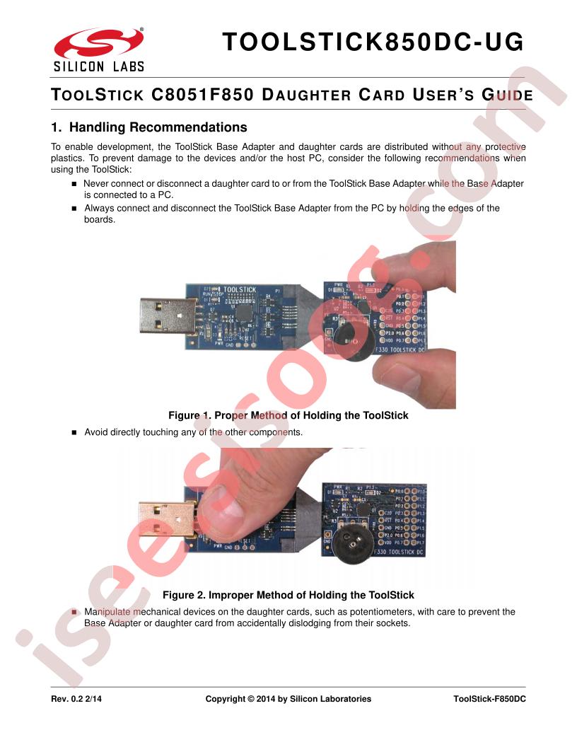 TOOLSTICK850DC Guide