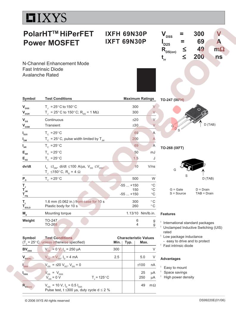 IXF(H,T)69N30P