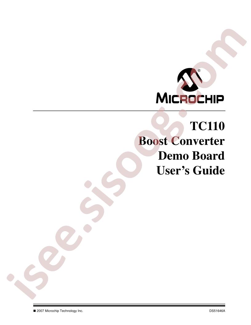 TC110 Demo Board Guide