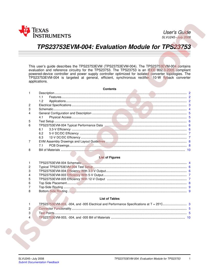 TPS23753EVM-004 Guide