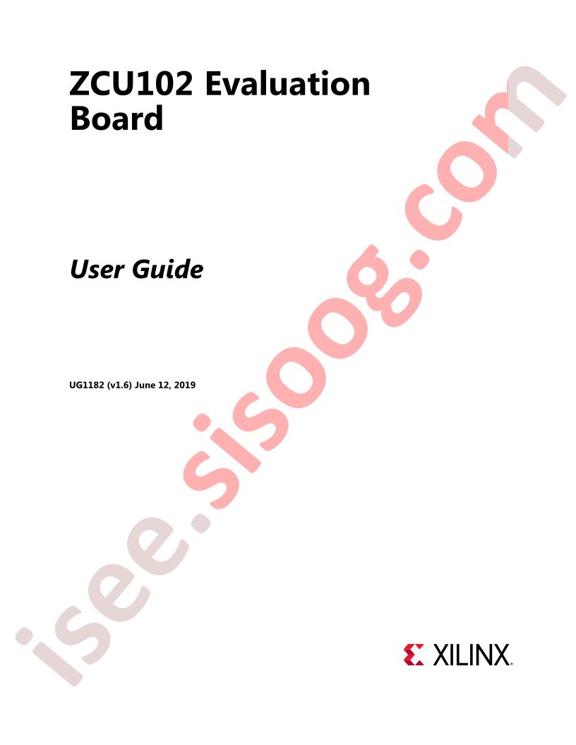 ZCU102 Eval Board Guide