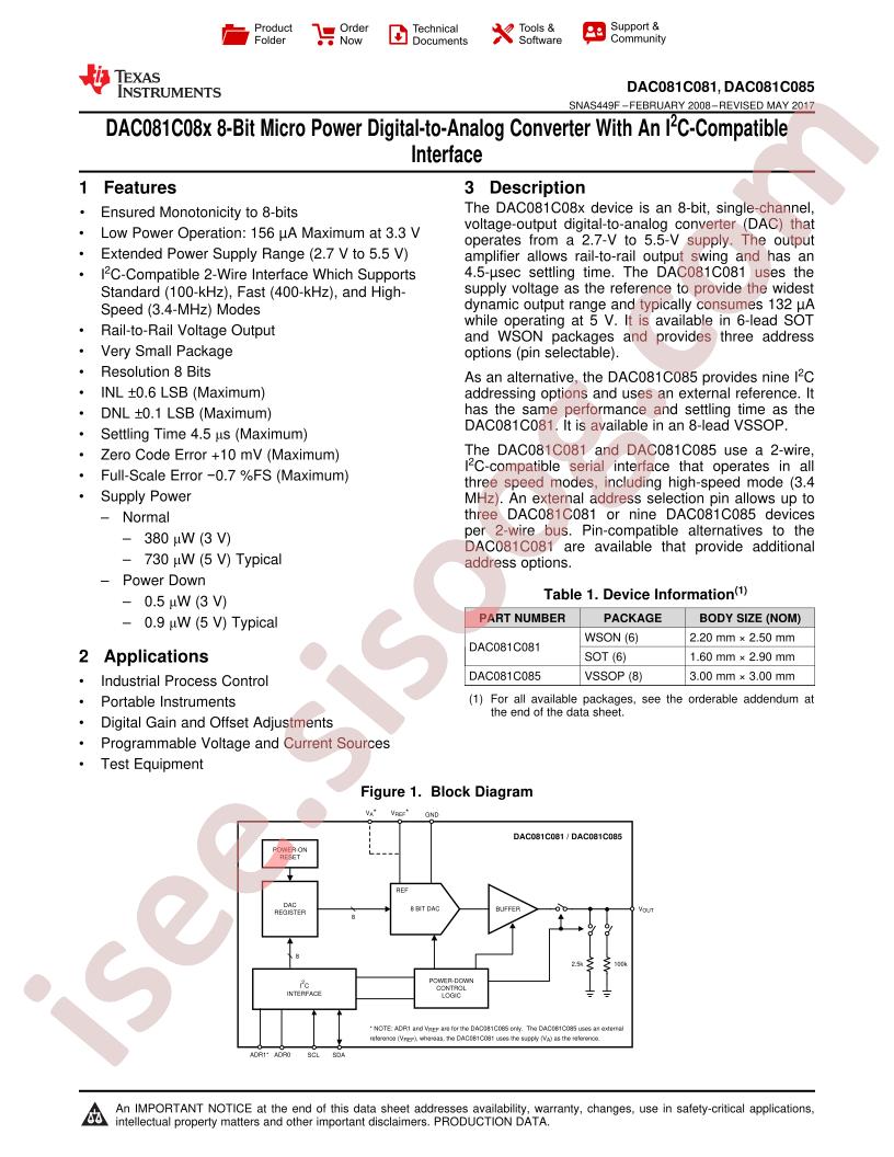 DAC081C081/085