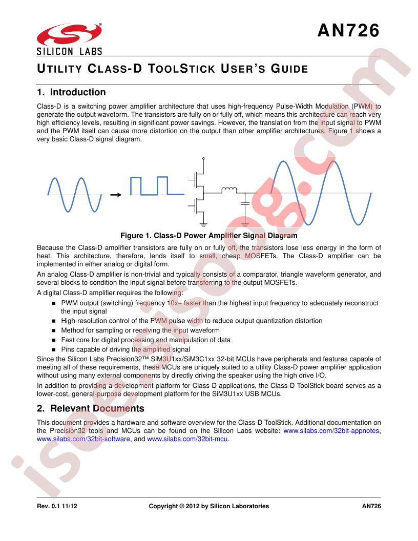 TOOLSTICKCLASSD User Guide