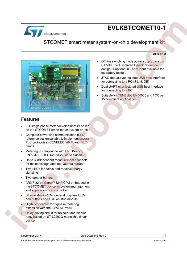 EVLKSTCOMET10-1 Brief