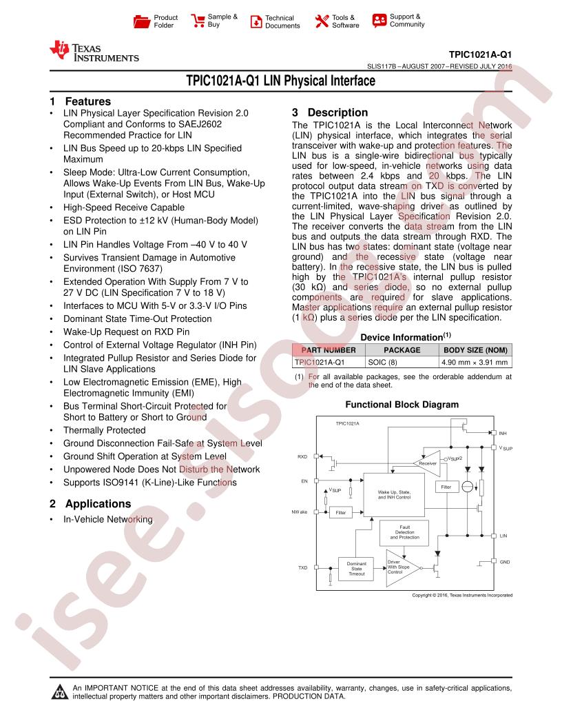 TPIC1021A-Q1