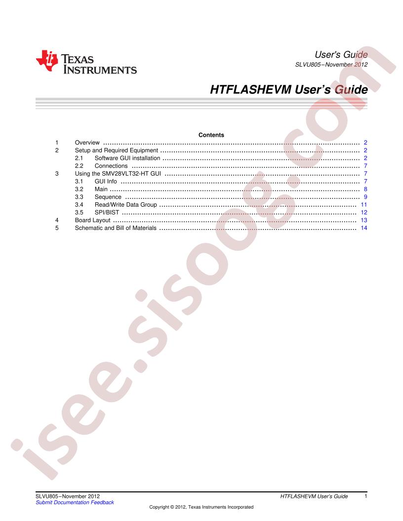 HTFLASHEVM User Guide