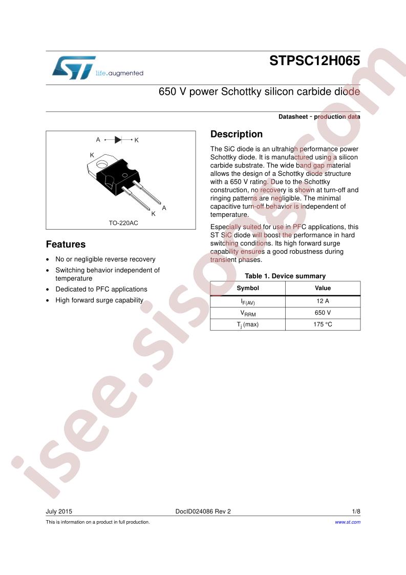 STPSC12H065D