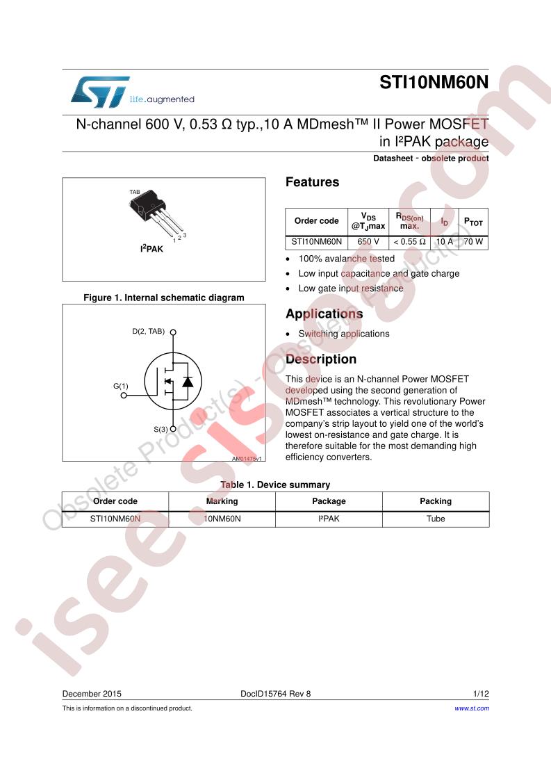 STx10NM60N