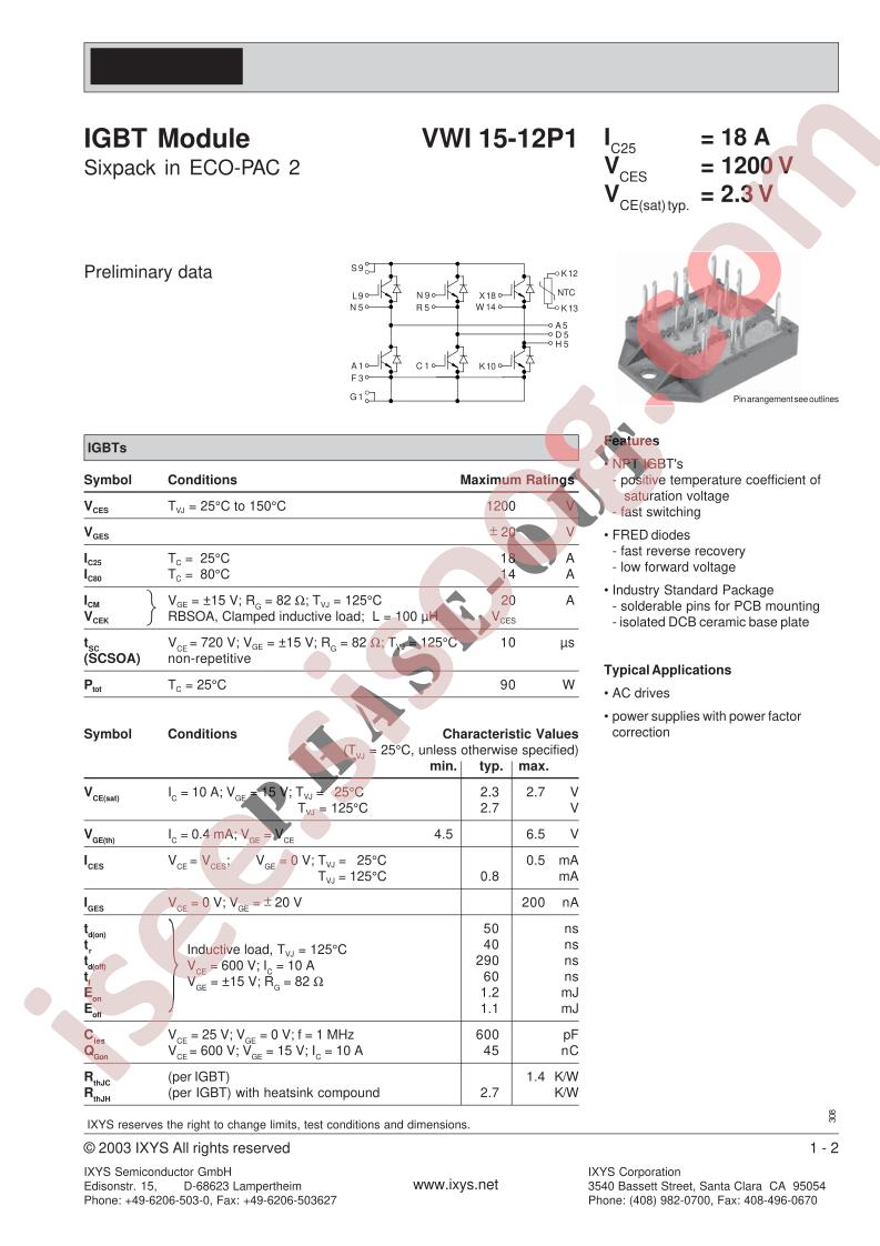 VWI15-12P1