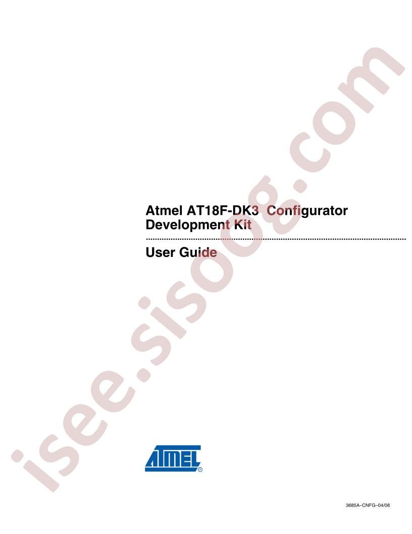 ATF18F-DK3 Config Dev Kit